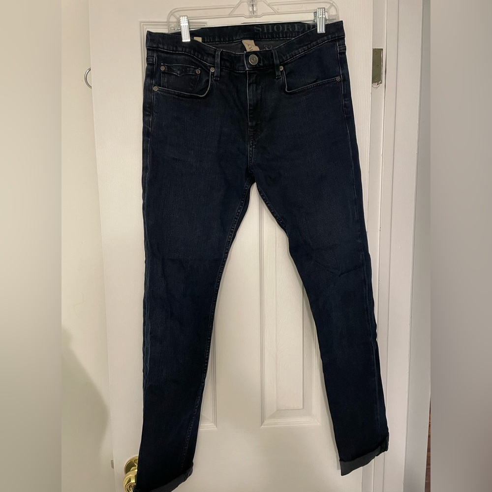 Burberry Men's Deep Indigo Straight Jeans